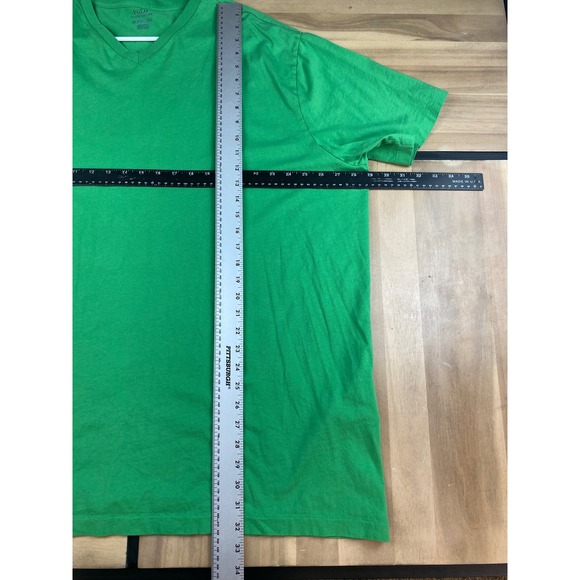 Ralph Lauren Men Green V Neck T Shirt Pony Logo Size 3XL - Picture 6 of 7